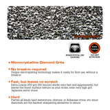 SHARPAL 145H 10 x 4 Inch Diamond Lapping Plate, Whetstone Flattener, Extra Coarse 220 Grit for Coarse Sharpening and Flattening Stones, Fix & Re-levelling any Whetstone and Sharpening Stones SHARPAL