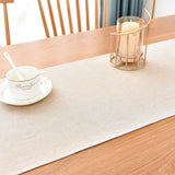 Farmhouse Rustic Table Runner Neutral Faux Linen Table Runners Water Resistant Short Table Runner 36 inches for Living Room Dresser Bedroom Kitchen Dining Party 13x36 Inch Nacuci