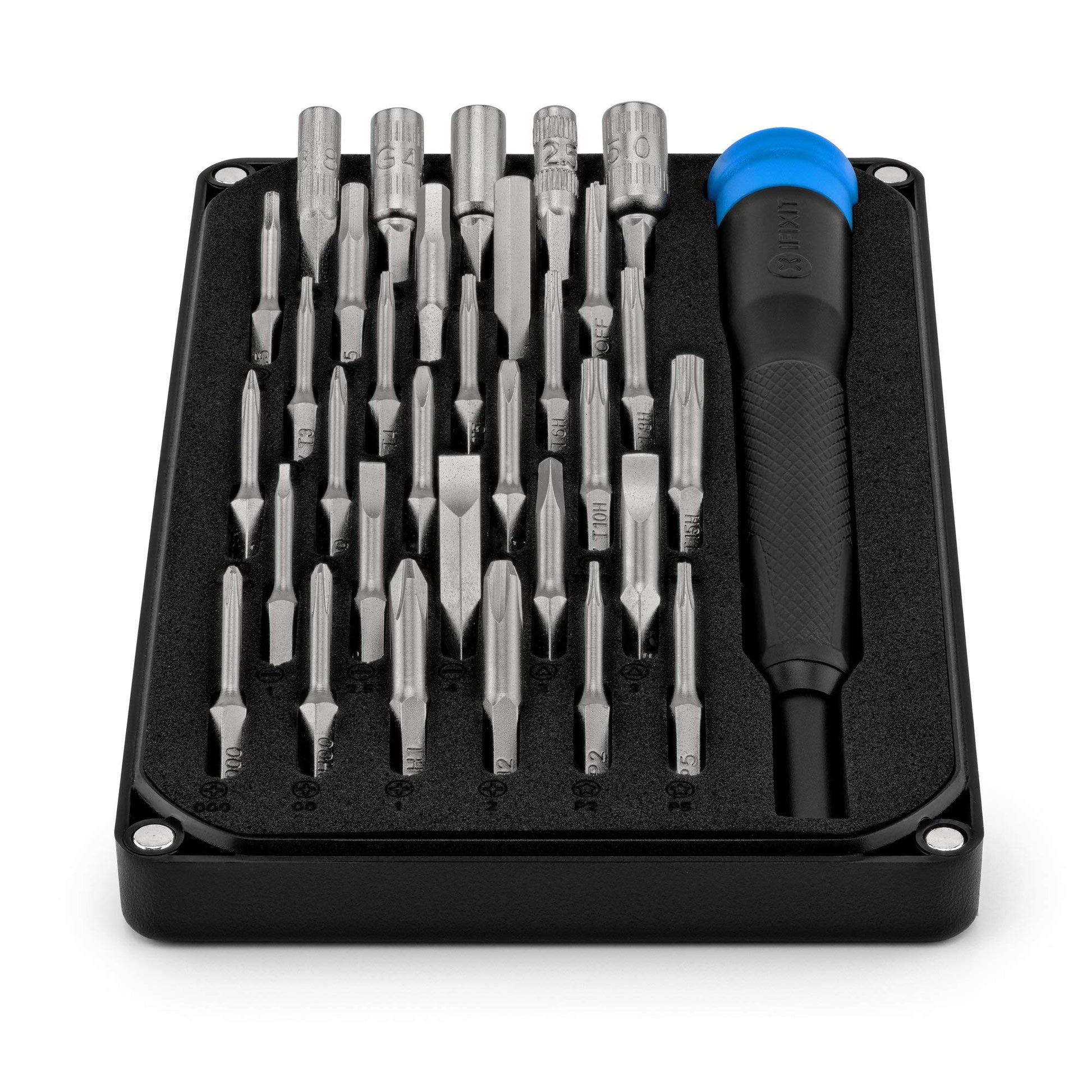 iFixit Moray Driver Kit - 32 Precision Bits for Smartphones, Game Consoles & Small Electronics Repair - WoodArtSupply