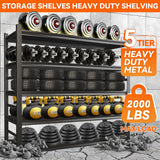 Notmise Garage Storage Shelving - Adjustable 5-Tier Heavy Duty Metal Shelving, 2500lbs High Load Capacity, Multi-Functional for Garage, Warehouse, or Home Storage, 63" H x 16" D x 32" W, Black Notmise