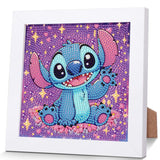 KOJEFCV Cartoon Diamond Art Painting Kits for Kids with Frame, Cartoon Diamond Art for Kids Ages 4-8-12, Easy Gem Kit Kid with Beautiful Package for Gift Home Wall Decor (7x7inch) KOJEFCV