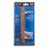 Wright Products - Replacement Oak Sliding Patio Door Inside Handle Set, Wood/Aluminum Grey - Internal Sliding Door Handle Wright Products