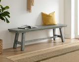 Martin Svensson Home Beach House Dove Grey Dining Bench Martin Svensson Home