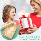 Yilloog 25 Pcs 3 Inch Clear Button Pins for Crafts DIY Photo Buttons Acrylic Button Pin Blank Button Pins Bulk for Picture Make Your Own Buttons Badge Maker DIY Crafts Supplies Yilloog