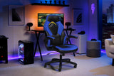 RESPAWN 3085 Gaming Chair - Gamer Chair and Computer Chair, Gaming Chairs, Office Chair with Integrated Headrest, Gaming Chair for Adults, Office Chairs Adjustable Tilt Tension & Tilt Lock - Blue RESPAWN