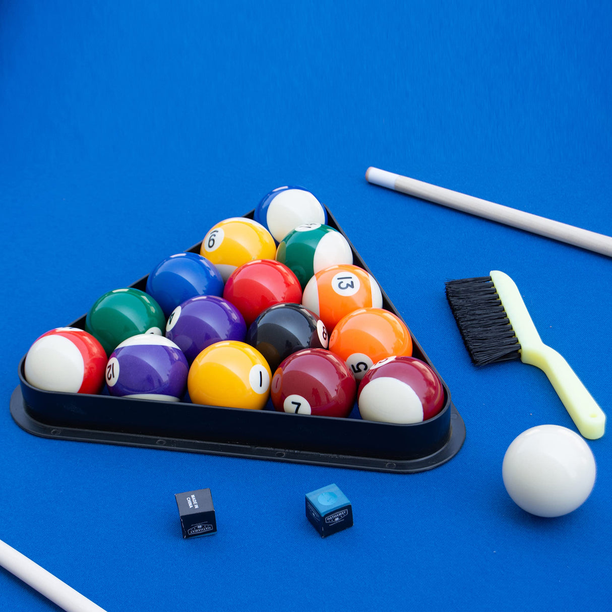 Hathaway Maverick II 7-Foot Pool and Table Tennis Multi Game with Blue Felt and Black Table Tennis Surface. Includes Cues, Paddles and Balls Hathaway