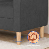 AODAILIHB 57"/30" Modern Soft Loveseat and Chair Set Tufted Cushion Loveseat Sectional Sofa Set Small Space Configurable Couch Set of 2 Sectional Couches for Livingroom,Office AODAILIHB