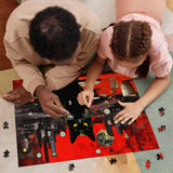 Vintage Cat Puzzles for Adults 1000 Pieces, Impossible Black Cat Art Jigsaw Puzzles, Hard Retro Kitty Kitten Animal Puzzle PPuzzling