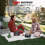 MARBERO Portable Power Station 240Wh 350W Peak Camping Portable Power Bank with AC Outlet 110V(3*USB A, 2*USB C, 2*AC,2*DC) Solar Generator for Outdoor Travel Home Emergency Hurricane MARBERO