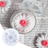 Daisy Flower Silicone Mold, 2 PCS Flower Molds for Candle Making, 3D Flower Fondant Chocolate Candle Decoration Mold, Blooming Flower Mold for DIY Soap Candle Beeswax Resin Craft Hariendny