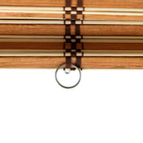 Red Lantern Burnt Bamboo Cordless Window Shade - Two-tone Honey, 24" Wide Red Lantern