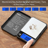 Vitafit 500g Digital Pocket Scale,High Accuracy Assured by Scale Professional Factory Since 2001, Gram Scale 0.01g for Multifunction: Lab,Food, Kitchen,Coffee,Jewelry; Black Vitafit