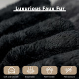 63" Loveseat Sofa,Modular Couch with Deep Seat Memory Foam,Comfy Small Cloud Couch for Small Spaces,No Assembly Required Sofa for Living Room Bedroom,Apartment,Black Settab