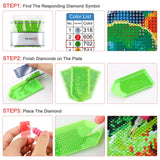 Lxmsja Cherry Blossoms Diamond Art Kits for Adults, Waterfalls Diamond Painting Kits for Beginners, 5D DIY Full Drill Gem Art Crafts for Adults, Home Wall Decor 12x16 inch Lxmsja