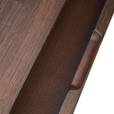 SIMPLIHOME Lowry SOLID ACACIA WOOD and Metal 60 Inch Wide Modern Industrial Console Sofa Table in Distressed Charcoal Brown, For the Living Room, Entryway and Bedroom SIMPLIHOME