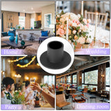 4 Pcs Black Candle Holders Retro Candlestick Holder Farmhouse Decor for Home Wedding Party Anniversary Housewarming Gifts for Women Men ysnn