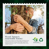 Mestikits 24x36 Inch Farmhouse Mirror for Bathroom, Brown Wood Framed Rustic Mirror, Rectangle Wall Decor Mirrors for Entryway, Courtyard, Bedroom Mestikits