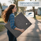 Becko US 1000 Piece Tilting Puzzle Board with 6 Trays & Cover, Adjustable Puzzle Table with Stand/Easel, Portable & Lightweight Mat for Puzzle Storage, for 1000 Pieces Jigsaw Puzzles (Gray) Becko US