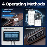 BOSSCARE 4D Massage Chair Full Body 2025 Zero Gravity SL Track Messager Recliner - Shiatsu Heat Massaging Chairs for Office Home - Heating Back Foot AI APP Body Scanning BOSSCARE