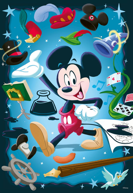 Ravensburger Disney Puzzle Moment - Mickey 300 Piece Jigsaw Puzzle | Playful Illustrations | Perfect Format for Beginners | FSC-Certified Materials Ravensburger