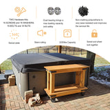 5 Inch Caster Wheels, Casters Set of 4, Heavy Duty Casters with Brake 2200 Lbs,Swivel Caster Wheels with Top Plate, Industrial Caster Wheels for Workbench, Cart, Furniture YAEMIKY