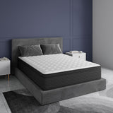 PECHINOU Queen Mattress, 12 Inch Mattress Queen Size, Hybrid Matress in a Box, Memory Foam & Medium Firm Support, Oeko-TEX & CertiPUR-US Certified, Pressure Relief, Cool & Breathable PECHINOU