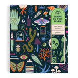 Galison Occult and Curious – 1000 Piece Glow in The Dark Jigsaw Puzzle Featuring an Eerie Collection of Creepy and Spooky Objects Galison