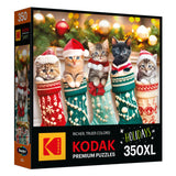 RoseArt - Kodak - Kitten Stockings - 350 Piece Jigsaw Puzzle for Adults RoseArt
