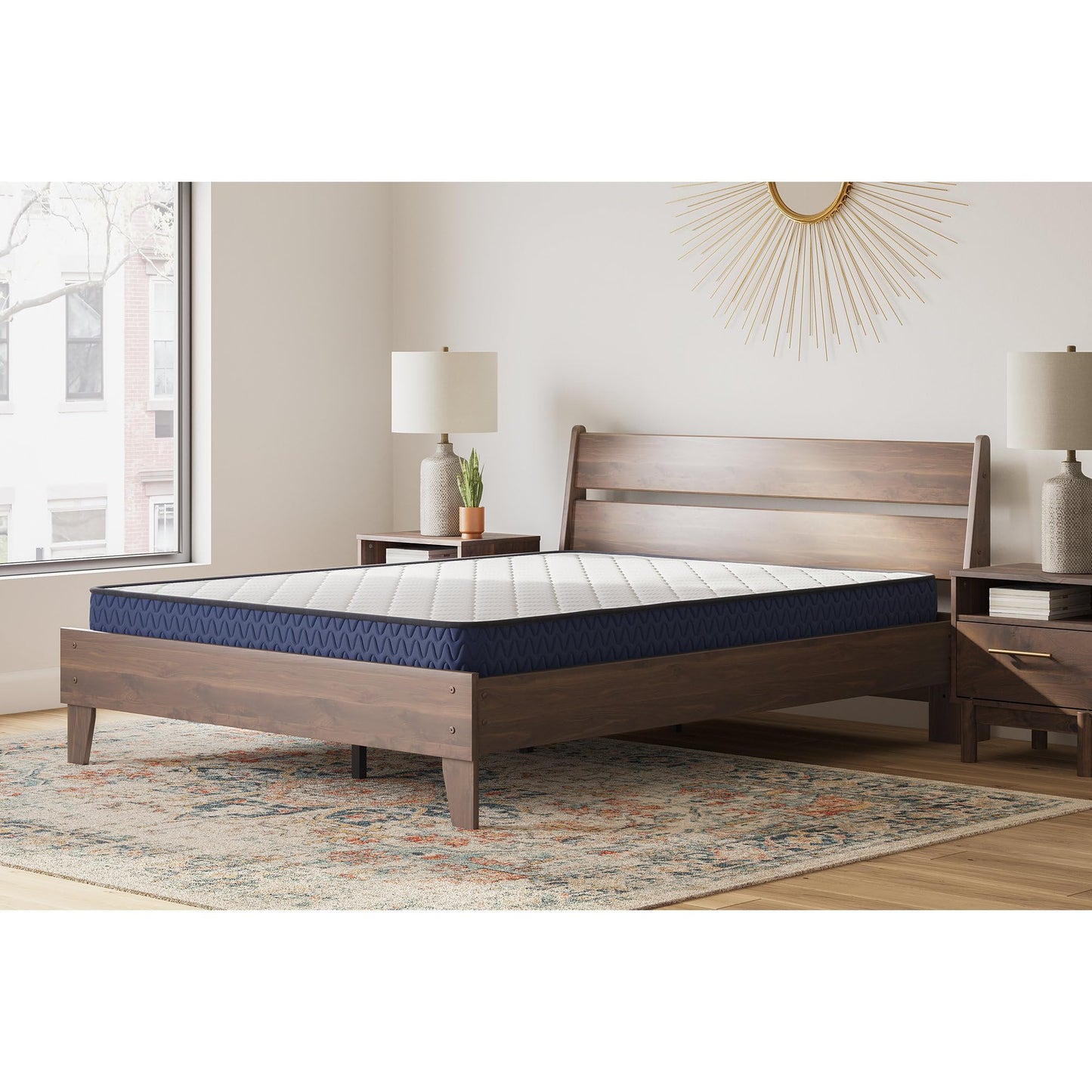 Signature Design by Ashley Full Size Medium Firm 6 Inch Memory Foam Mattress with Breathable Quilted Cover