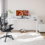 FitStand Dual Motor Standing Desk, Large Stand Up Desk, 79x31 Inches Electric Sit Stand Desk, 4 Memory Preset Adjustable Height Desk Home Office Desks(White) FitStand