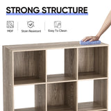 ZenStyle 9-Cube Natural Wooden Storage Shelf Organizer with Customizable Back Panels ZenStyle