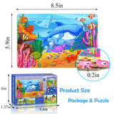 Puzzles for Kids Ages 3-5, Wooden Jigsaw Puzzles 24-30 Pieces for Toddler Children Learning Educational Puzzles 3 4 5 6 Year Toys for Boys and Girls (6 Puzzles) Eirenke