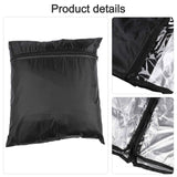 Heavy Duty 210D Oxford Wire Shelf Cover With Panel, Waterproof Dustproof Storage Rack Protector With Dual T-Shaped Zippers And Fixed Straps For Garage Basement Warehouse Kitchen(36x19X62inch) Generic