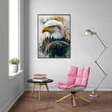 DFPSCLLA 5D Diamond Painting Kits for Adults Beginners,Bald Eagle Diamond Art Kit, DIY Full Round Drill Diamond Dot Gem Art Kits for Adults, Home Wall Decor 12x16 Inch DFPSCLLA