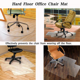 Office Chair Mat for Hard Wood Floors 36"x47" Heavy Duty Floor Protector Easy Clean MammyGol