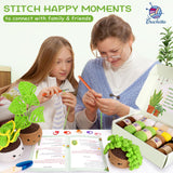 Crochetta Crochet Kit for Beginners, Crochet Starter Kits for Adults with Step-by-Step Video Tutorials, Learn to Crochet Kit Kids, Knitting Craft Supplies, Crochet Plants Indoor Home Decor(40%+ Yarn) Crochetta