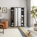 Metal Storage Cabinet Locker 1 Door for Pool Club Office Gym School Commercial Black (1 Door) Generic