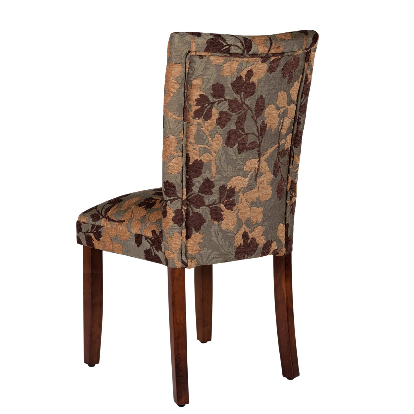 Homepop Home Decor | K1136-F975 | Classic Upholstered Parsons Dining Chair | Single Accent Dining Chair, Brown Woven