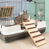 Niteangel Wooden Cage Bridge for Rabbits, Guinea Pigs and Chinchilla, Large Size Niteangel