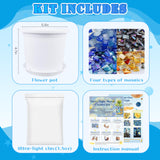 Losnakt Starry Night Style Mosaic Kits for Adults-DIY Flower Pot Arts and Crafts Kits with Vibrant Tiles, Easy Instructions Perfect for Home Decor, Personalized Gifts & Hobbies for Women Losnakt