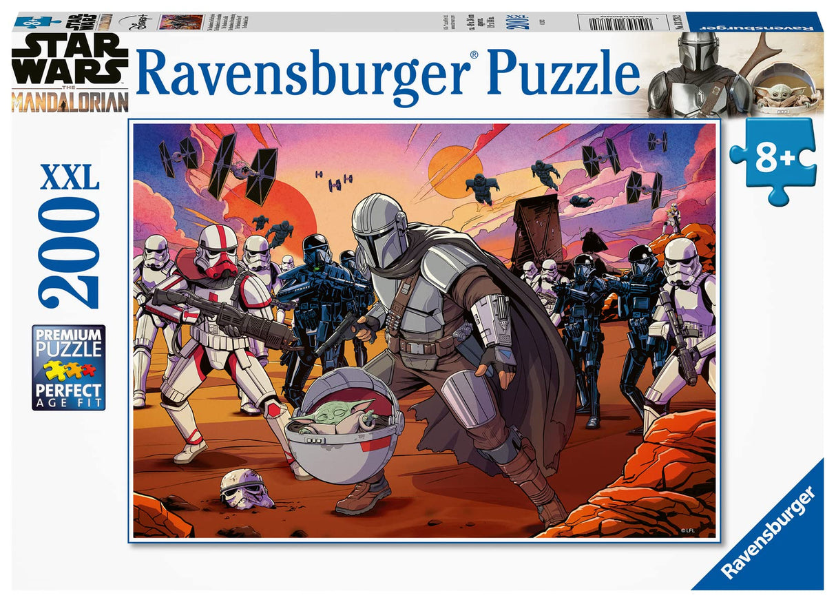 Ravensburger Mandalorian: Face Off 200 Piece Jigsaw Puzzle for Kids | Unique and Interlocking Pieces | Educational and Fun | FSC Certified Materials Ravensburger