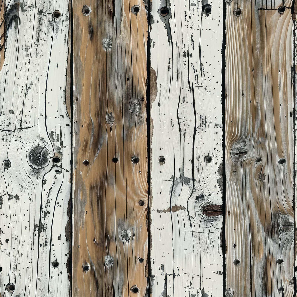 FLFK Rustic Wood Wallpaper,Peel and Stick Wood Grain Shiplap Design Wall Mural for Living Room, Bedroom, Kitchen, Office, Apartment Decor 16"x128" FLFK