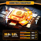 10-12 Gun Safe Biometric,Gun Safe for Rifles and Pistols No Assembly Required, Larage Gun Cabinet With 3 Pistol Pouches Alarm,Gun Locker for Shotguns Fingerprint Adjustable Shelves & Gun Racks FFVVGH