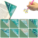 HTTDMY Diamond Art Painting Bookmarks,8Pcs DIY Cute Diamond Art Kits for Adults, Corner Bookmarks Small Crafts Kit for Women Book Lovers (Ocean) HTTDMY