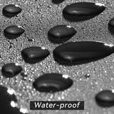 BearCover Heavy Duty Leatherette Billiard Pool Table Cover, Waterproof & Tearproof Covers for Pool Table 7/8/9FT Fitted (8 Feet/ Black) BEARCOVER