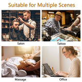 FIRAVOE Saddle Stool, Swivel Saddle Stool with Wheels, Adjustable Rolling Stool 18"-26", Faux Leather Rolling Stool for Salon, Massage, Clinic, Lab, Office (Light Grey, 1PCS (18"-26")) FIRAVOE