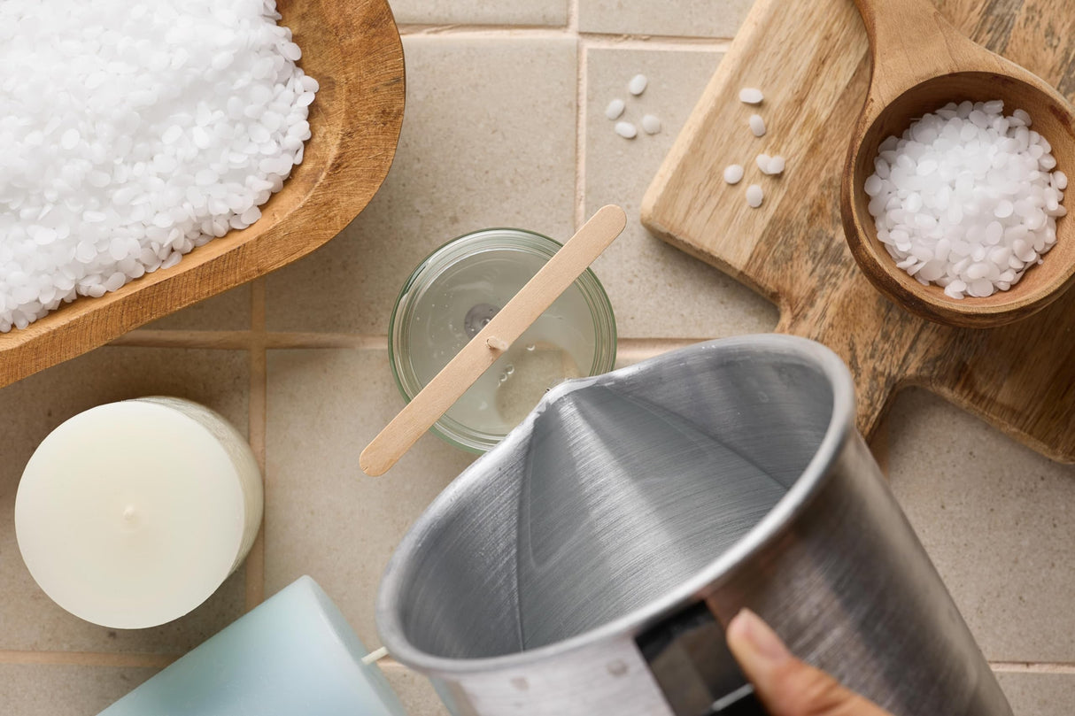 AM Wax 10 lb Fully Refined Paraffin Wax Pastilles, Paraffin Wax Candle Making Kit, Paraffin Wax Beads, Making, Canning, Waterproofing, Metal Preservation, and a Variety of Other Applications AM Wax