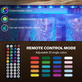 Homde Wine Rack with LED Light Wall Mounted Wood,Wine Shelf with Bottle Stemware Glass Holder Rustic, Wine Display Storage Rack with Cork Holder for Home Bar Kitchen Decor Homde