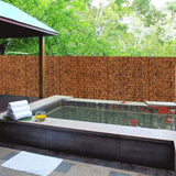 Bcofo Reed Screening,Decorative Fences,Sunshade,Bamboo Fencing Rolls, Patio Privacy Screen Panels,2 3 4 5 feet High x 16.4 feet Long, Reed Screen for Garden (Size : H0.91xL5m/H3xL16.4ft) Bcofo