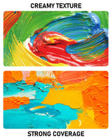 15 Colors Large Acrylic Paint Set (33.8 oz,1000 ml) - Smallbudi Art Painting Bulk Supplies for Multi Surface Canvas Wood Leather Fabric Rock Craft, Non Toxic Paint for Kid & Adult with Press Pump & Smallbudi